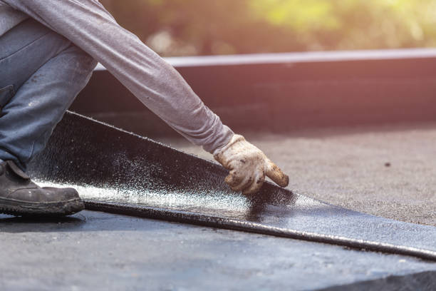 Professional Basement Waterproofing technician working in Hazlet, NJ